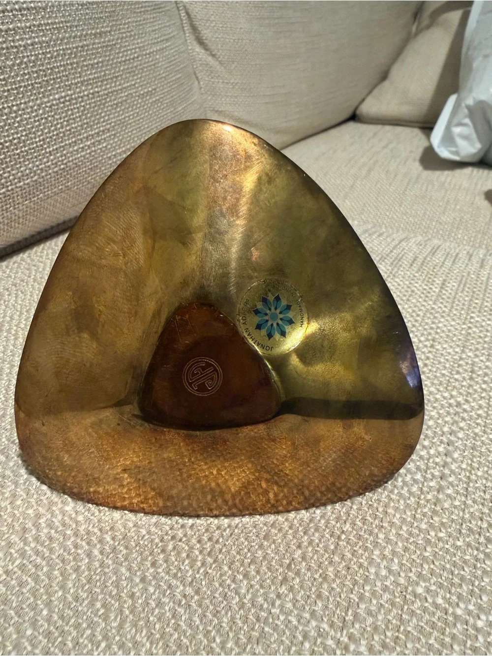 Jonathan Adler Brass Giraffe Heart Catchall